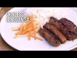 how to make skinless sweet longanisa
