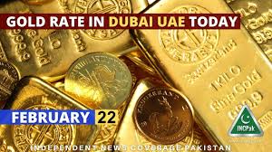 gold rate in dubai uae today 22