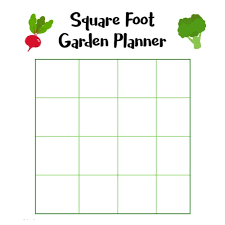 Square Foot Garden Planner Printable
