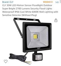 Cly 30w Led Motion Sensor Floodlight