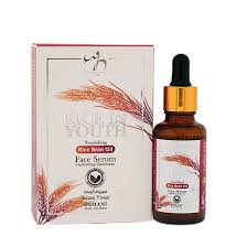 face serum with rice bran oil