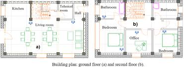 building plan ground floor a and