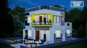 1200 sq ft double floor house design