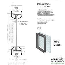 Commercial Door Lite 6 X 27 Wire