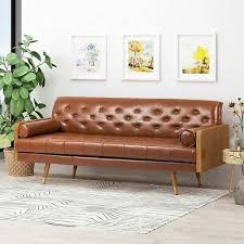 Nunzio Mid Century Modern Tufted Sofa