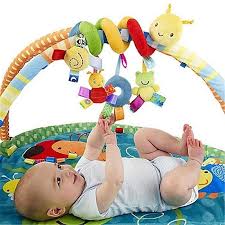 baby crib educational plush toys