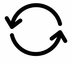 Arrow Circle Rotation Black And White Text Png Circle