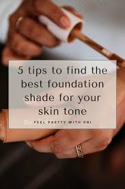 foundation shade for your skin tone