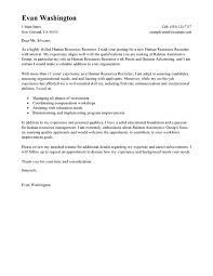 Best Recruiting And Employment Cover Letter Examples