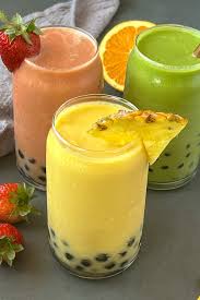 easy boba smoothie 3 flavors