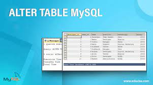 alter table mysql how to use an alter