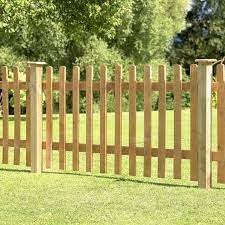 Forest Garden Pale Picket Fence Panel