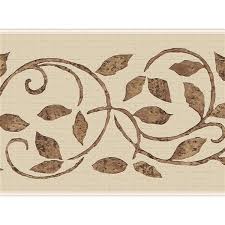 Dundee Deco Damask Cream Brown Vines