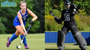 two field hockey players are on the all