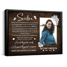 loss of sister gift memorial gifts for