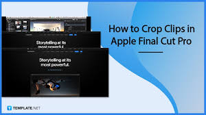 how to crop clips in apple final cut pro