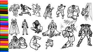 Tô Màu Siêu Nhân và Các Siêu Anh Hùng - Vẽ Người Nhện, Người Dơi và Siêu  Nhân Điện Quang | tranh tô màu siêu nhân | Hướng dẫn vẽ tranh đẹp