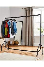 Heavy duty retail quality clothes rail. Heavy Duty Steel Hanging Clothes Rail Studio