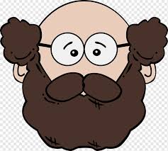 Hombre de barba, caras de dibujos animados s, mamífero, cara, cabeza png |  PNGWing