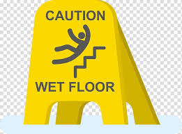 wet floor sign be careful to slip