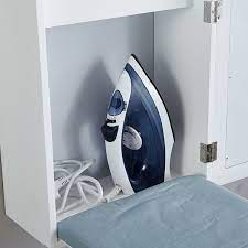 wall mounted ironing board built in