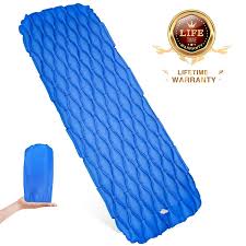 Wdlhqc Ultralight Sleeping Pad Inflatable Camping Mat Ultra Compact For Backpacking Camping And Traveling Comfortable Lightweight Air Cells Design