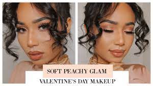 soft peachy glam valentine s day