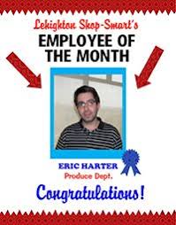 Create A Poster About Employee Of The Month Staff Recognition