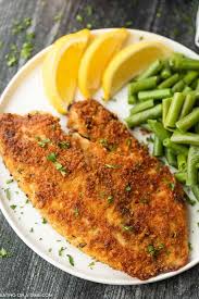 baked parmesan crusted tilapia baked