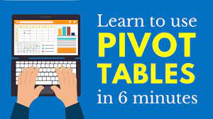 learn pivot tables in 6 minutes
