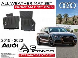 cargo liners for 2016 audi a3 quattro