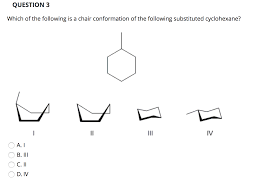 following cycloalkanes