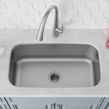 The kraus stainless steel kitchen sinks on the site are spacious and made of distinct quality materials such as stainless steel, marble, granite and many more. Kraus Premier Stainless Steel 31 1 2 Inch Undermount Kitchen Sink On Sale Overstock 5070922