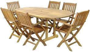 Wooden Garden Furniture Six Seater