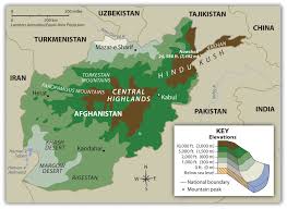 Large detailed map of afghanistan with cities and towns. Central Asia And Afghanistan