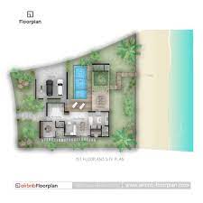Bali Beach House Floor Plans Bali