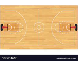 basketball court floor with hardwood