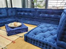 Backrest Floor Modular Sofa