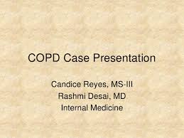 COPD case presentation by Amnah AlLail case study end stage copd