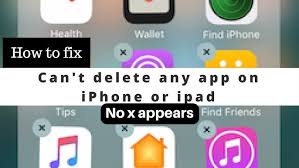 What if all apps on your home screen jiggle but you do not see x Unable To Delete Apps In Iphone Or Ipad X Does Not Appear Fix Iphone Tricks Youtube