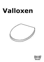 Valloxen Toilet Seat White Ikeapedia