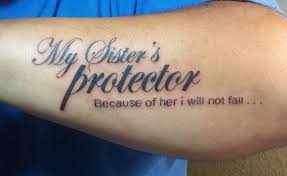 my sister s protector tattoo a