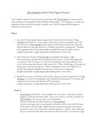 the outsiders papers and projects essays paragraph 