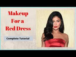 red dress makeup tutorial makeup for