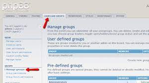 manage user groups in phpbb3 phpbb3