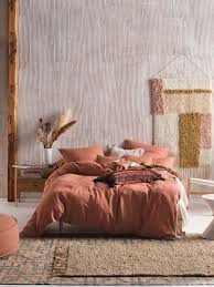 nimes rust quilt cover set