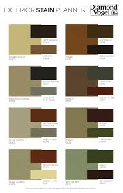Exterior Stain Planner Color Chart Color Center Diamond