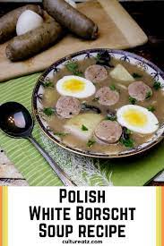 a polish white borscht soup recipe