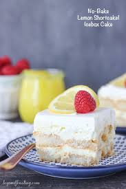 Ladyfingers are made from a sponge cake batter where the egg yolks and sugar are beaten together until very thick and then flour and beaten beaten egg these ladyfingers are definitely at their best the day they are made. No Bake Lemon Shortcake Icebox Cake Beyond Frosting