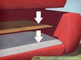 how to fix sagging sofa cushions